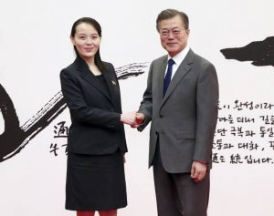 הנשיא מון וקים יו-ג׳ונג - חיבור אולימפי